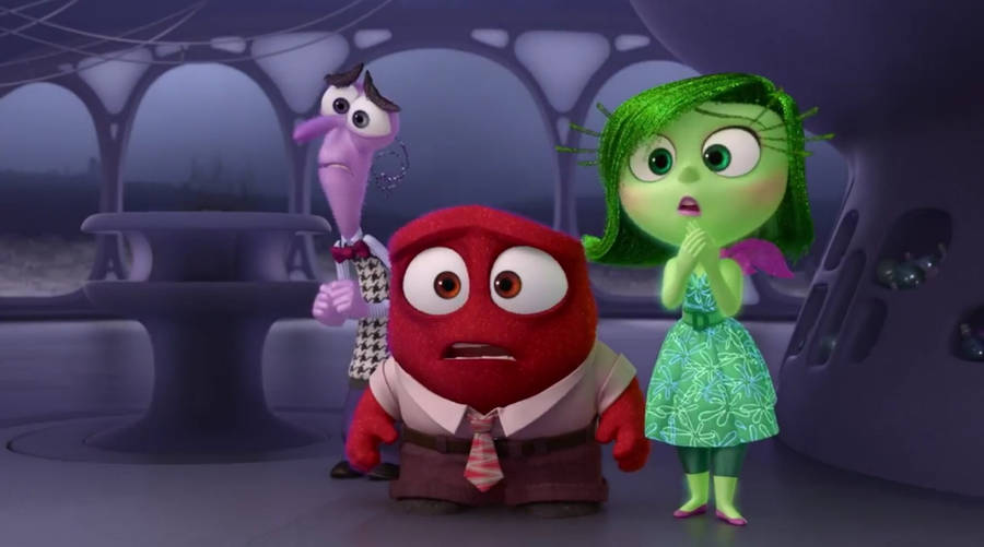 Fear Inside Out Sad Scene Wallpaper