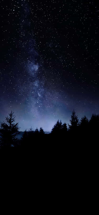 Feel The Power And Elegance With This Amazing Black Stars Iphone! Wallpaper