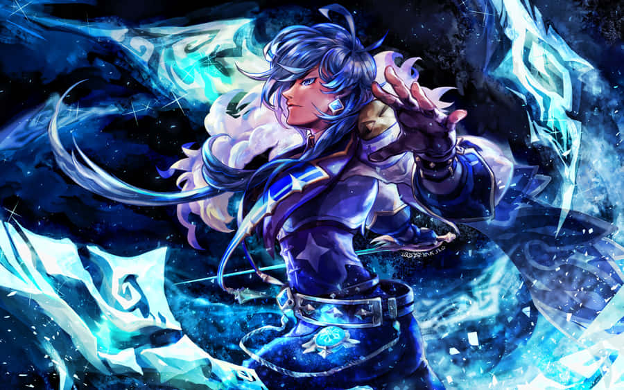 Feel The Power Of The Flame With Kaeya Wallpaper