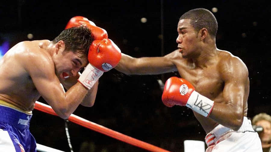 Felix Trinidad In White Shorts Wallpaper