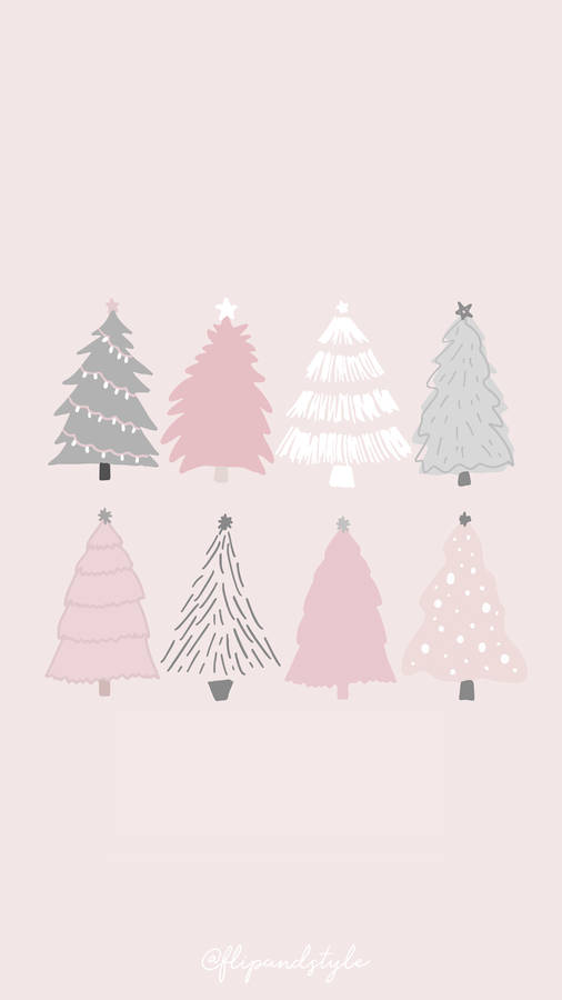 Festive Elegance With Preppy Christmas Theme Wallpaper