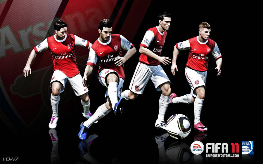 Fifa 11 Arsenal Running Wallpaper