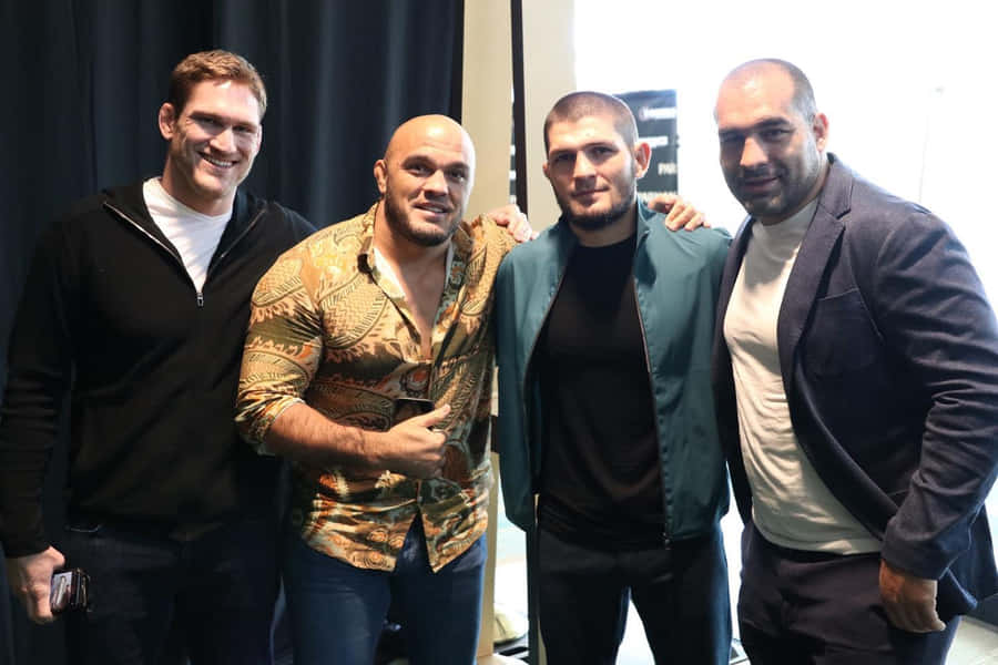 Fighters Posing With Blagoy Ivanov Wallpaper