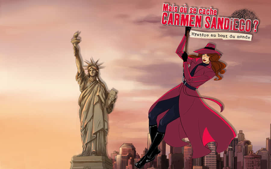 Find The Criminal Mastermind Carmen Sandiego Wallpaper