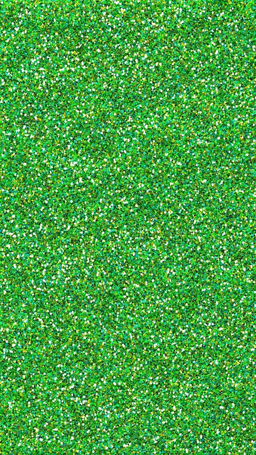 Fine Green Glitter Sparkle Iphone Wallpaper