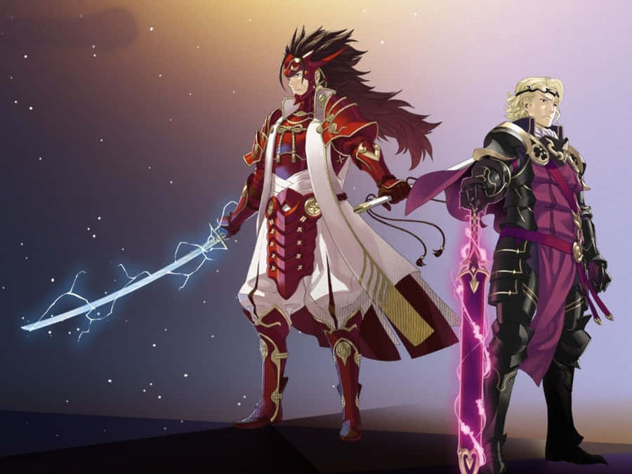 Fire Emblem Fates Ryoma And Xander Wallpaper