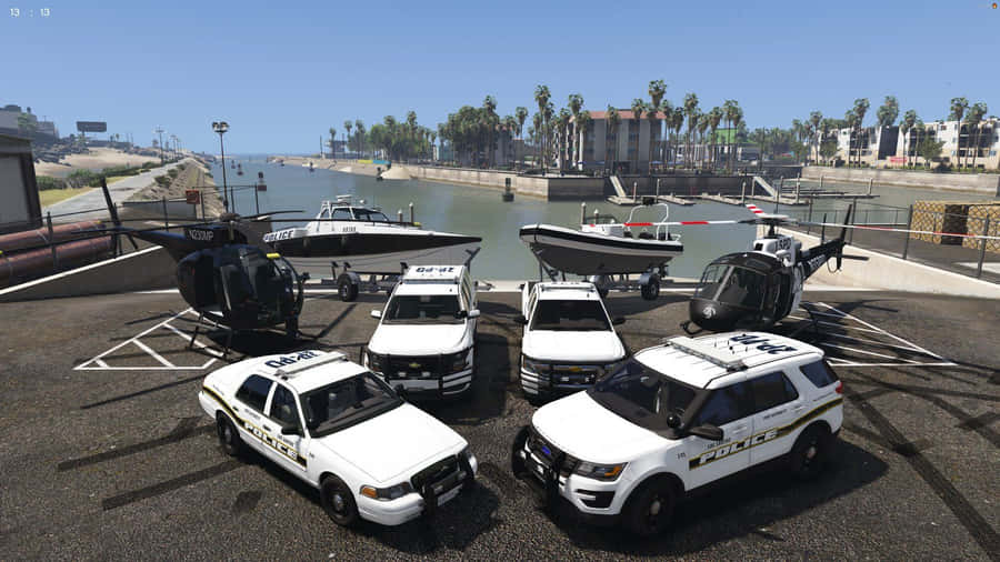 Fivem White Cars Boats Wallpaper