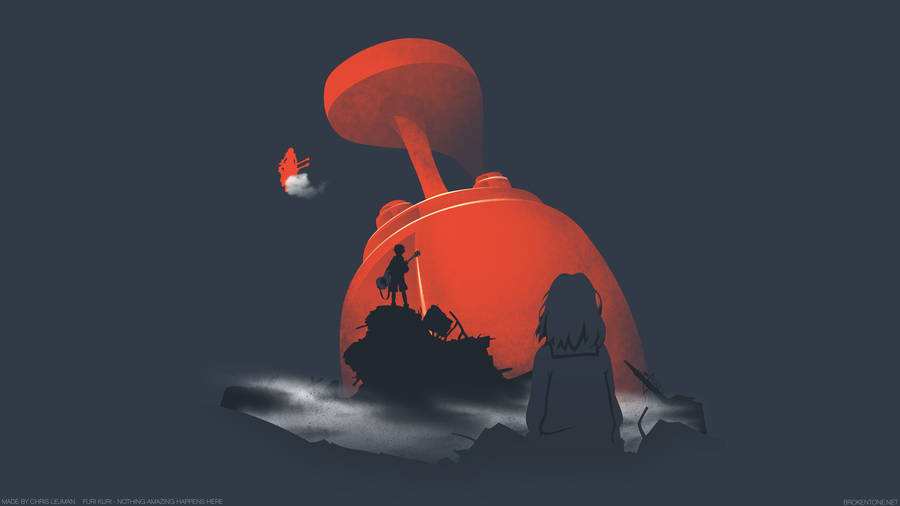 Flcl Naota And Mamimi Wallpaper