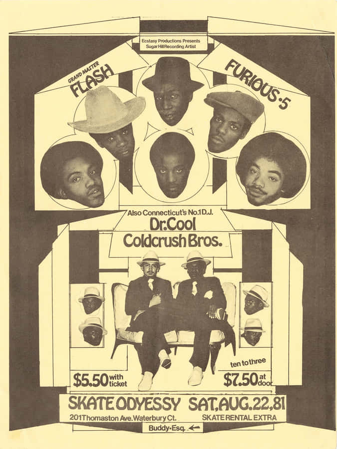 Fliers Grandmaster Flash And The Furious Five Wallpaper