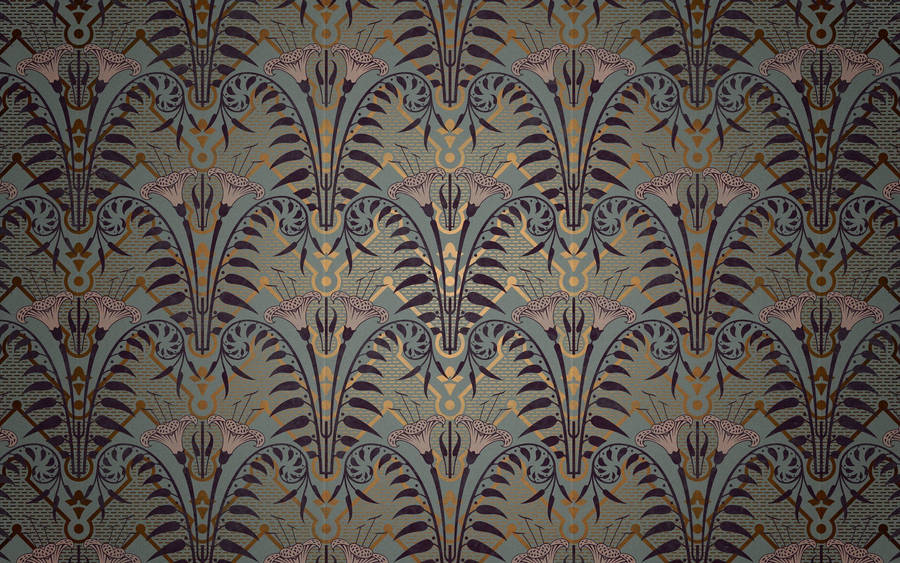 Flower Art Haunted Mansion Wallpaper