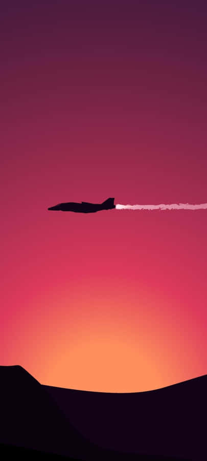 “fly Boldly In Style With Pink Plane!” Wallpaper