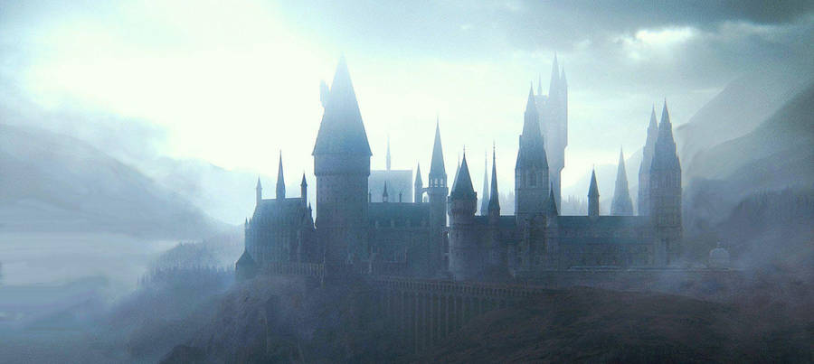 Foggy Hogwarts Harry Potter Ipad Wallpaper