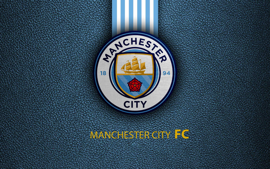 Football Club Of Manchester City Logo Wallpaper