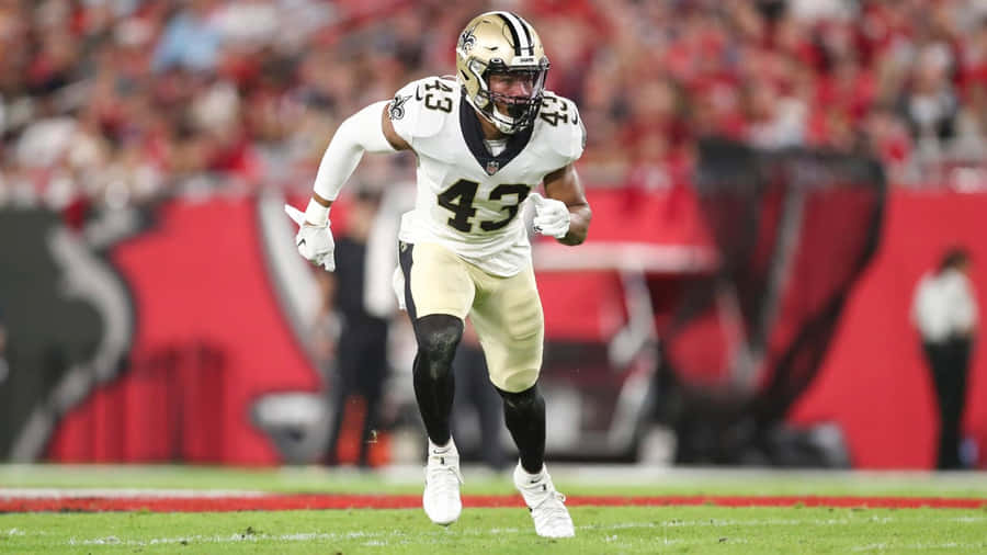 Football Player Action Shot Wallpaper