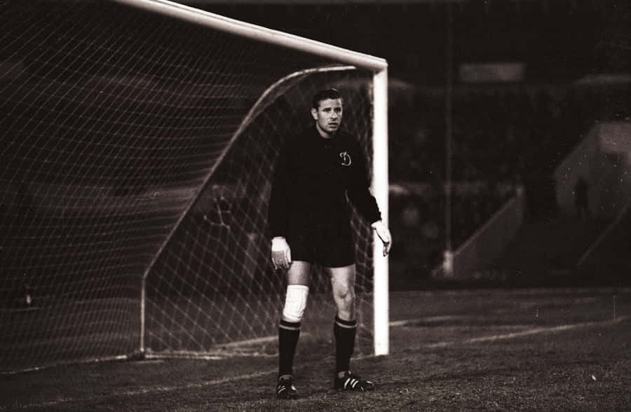 Football Player The Black Panther Lev Yashin Wallpaper