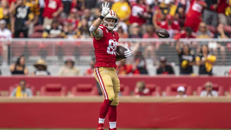 Footballer George Kittle Wallpaper