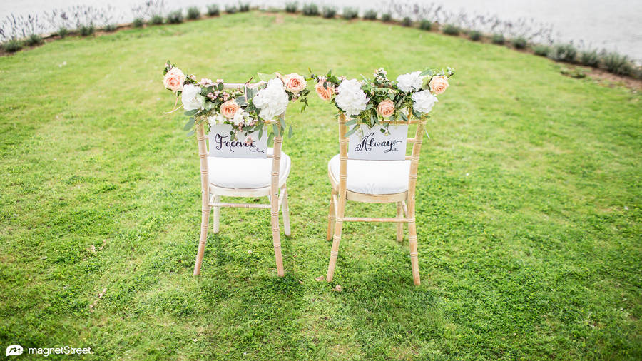 Forever-always Wedding Chairs Wallpaper