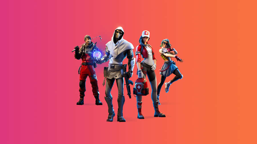 Fortnite Chapter2 Character Lineup Wallpaper