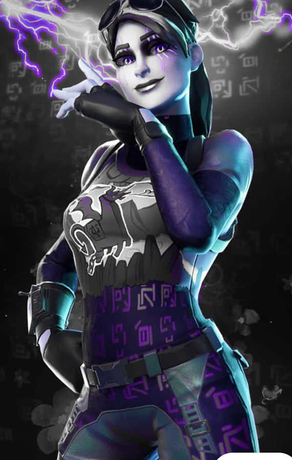 Fortnite Dark Bomber Character Pose Wallpaper
