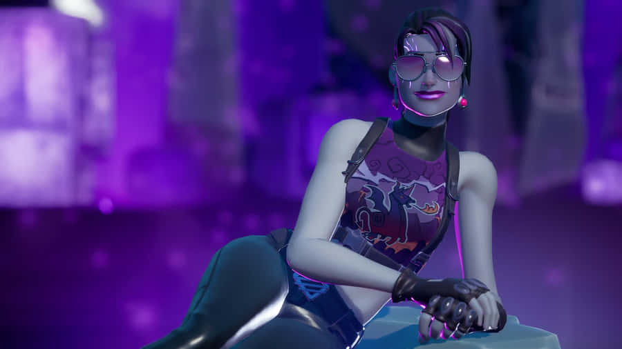 Fortnite Dark Bomber Relaxed Pose Wallpaper