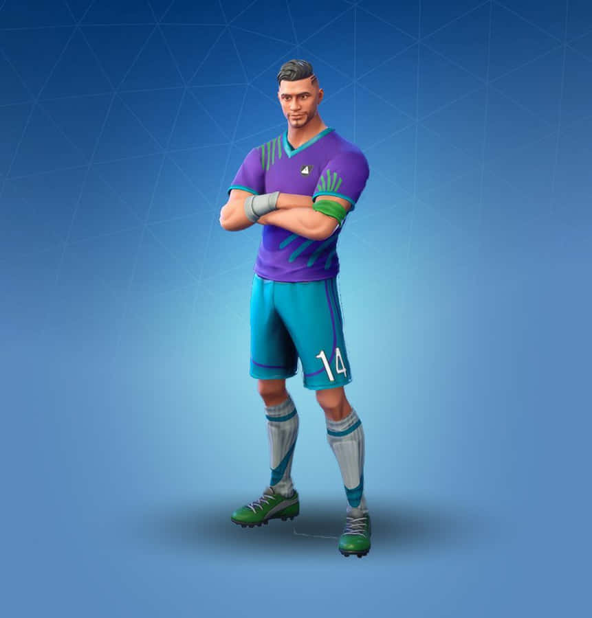 Fortnite Soccer Skin Cool Artwork Wallpaper