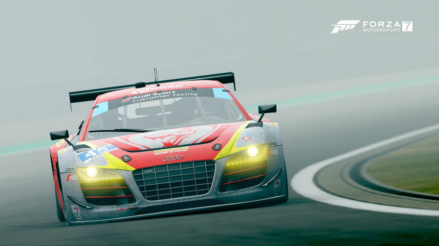 Forza Motorsport 7 Audi #45 R8 Wallpaper