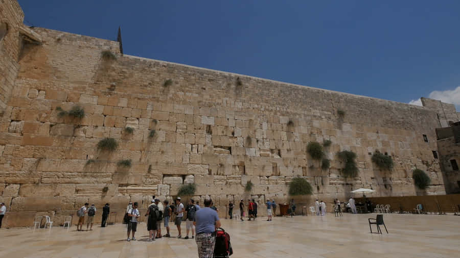 Four Cubits Wailing Wall Wallpaper