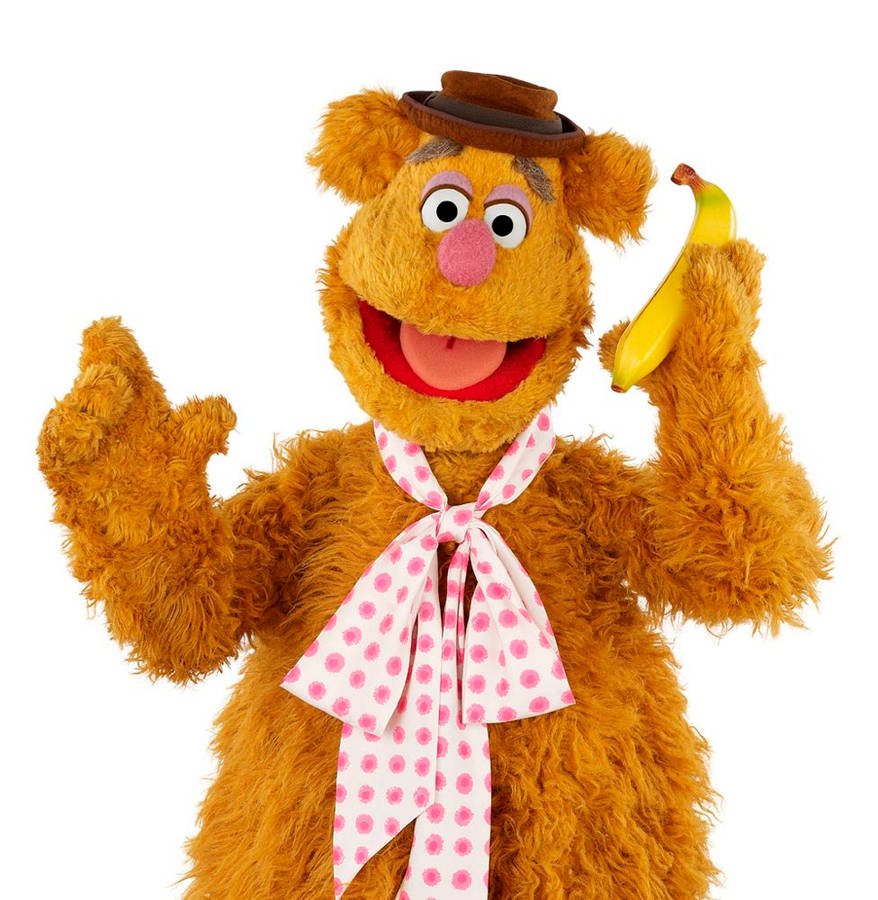 Fozzie Bear With A Banana Wallpaper