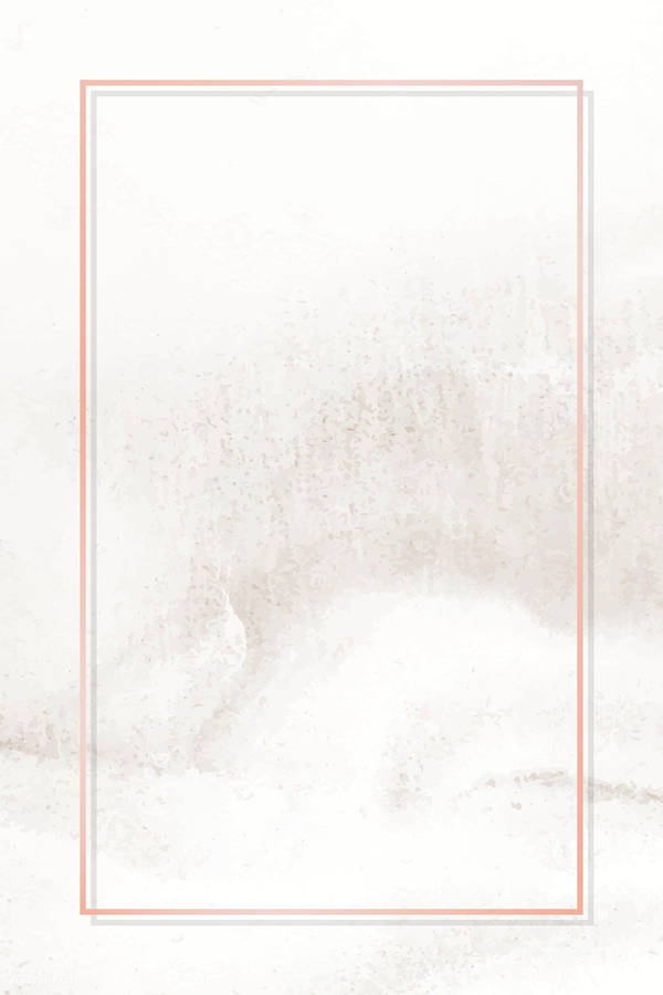 Frame Rose Gold Marble Wallpaper