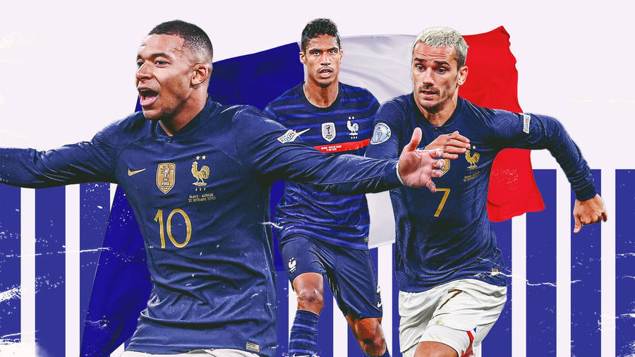 France National Football Team Illustration Wallpaper