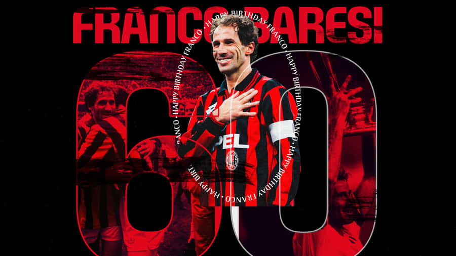 Franco Baresi Italian Football Legend Wallpaper