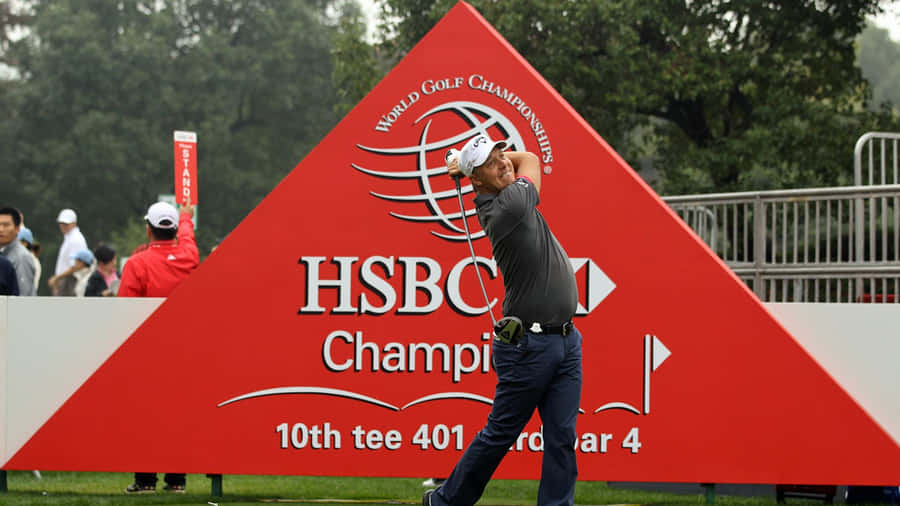 Freddie Jacobson Playing Golf Wallpaper