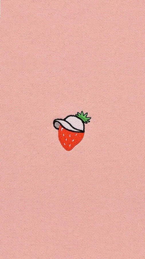 Fresh And Sweet Strawberries For A Delicious And Aesthetically Pleasing Snack. Wallpaper