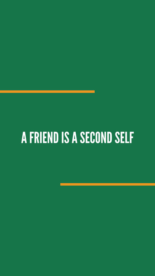 Friends Motivation Phrase Wallpaper