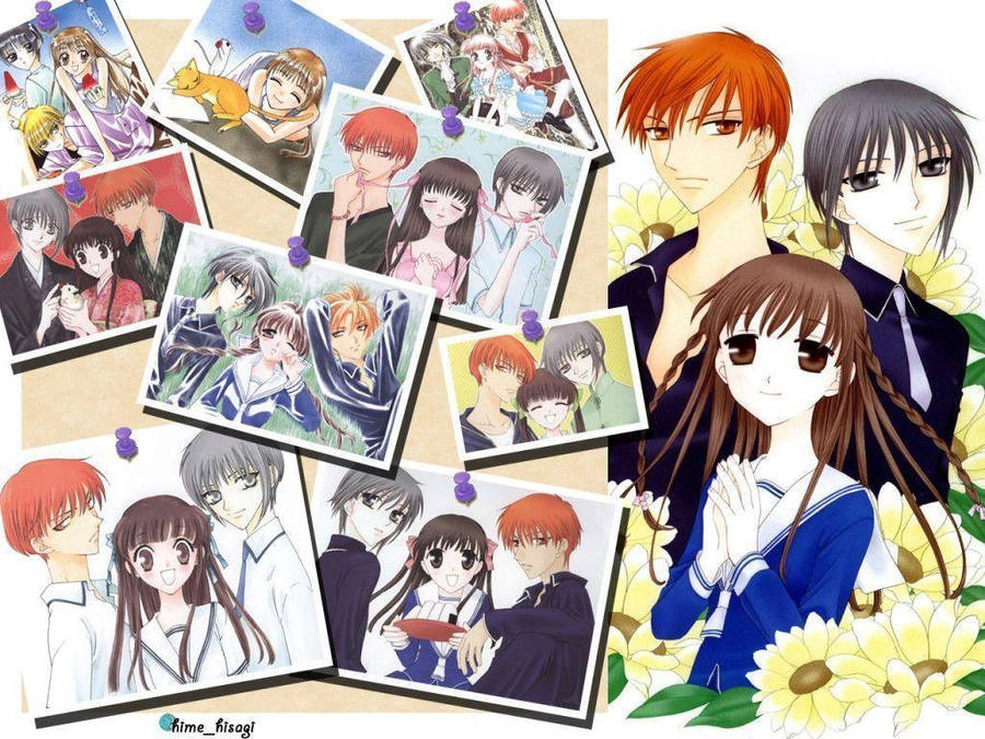 Fruits Basket Cute Retro Anime Aesthetic Wallpaper