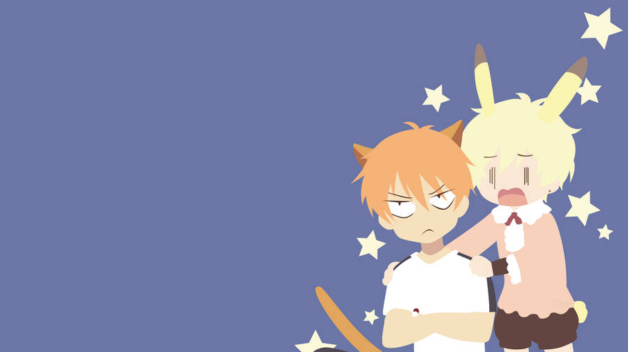 Fruits Basket Kyo And Momiji Wallpaper