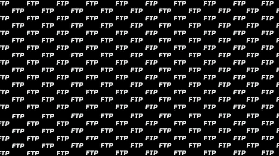 Ftp Interface On A Computer Screen Wallpaper