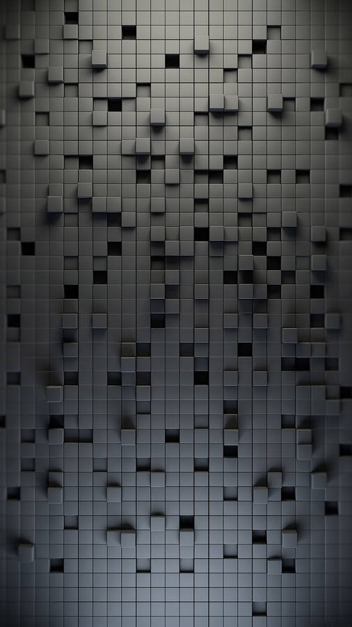 Full Hd Tablet 3d Gray Checkers Wallpaper