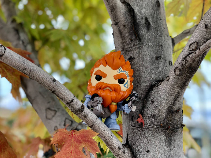 Funko Pop Orange Beard Warrior Wallpaper