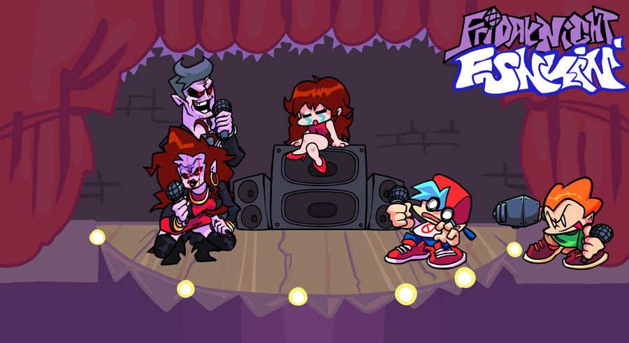 Funky Friday Night Concert Wallpaper