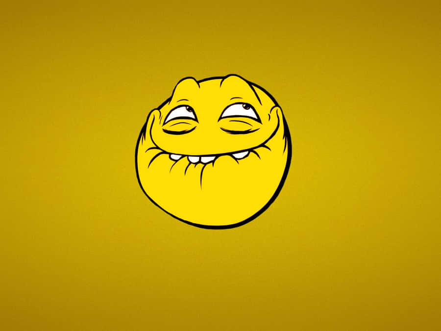 Funny Face Mischievous Meme Wallpaper