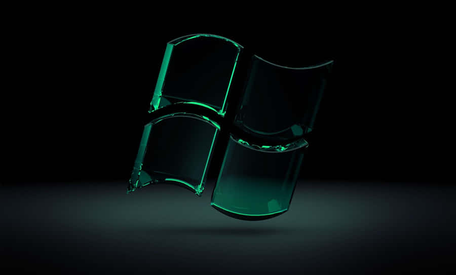 Futuristic Black Windows Wallpaper