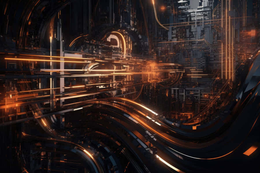 Futuristic_ Cybercity_ Nightscapes.jpg Wallpaper