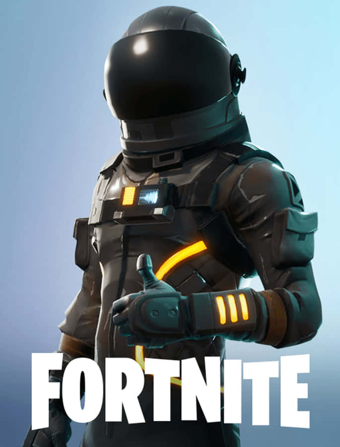 Fye No Skin Fortnite Character In Action Wallpaper