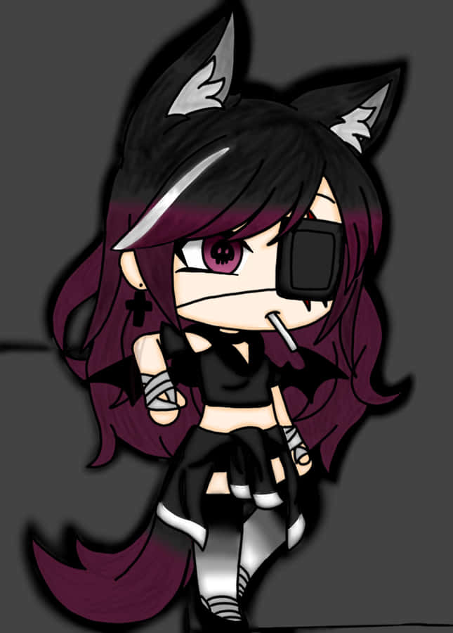 Gacha Life Tomboy Mobile Game Wallpaper