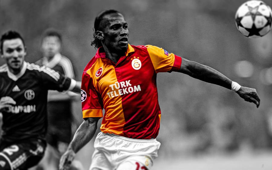 Galatasaray Drogba Serious Face Wallpaper