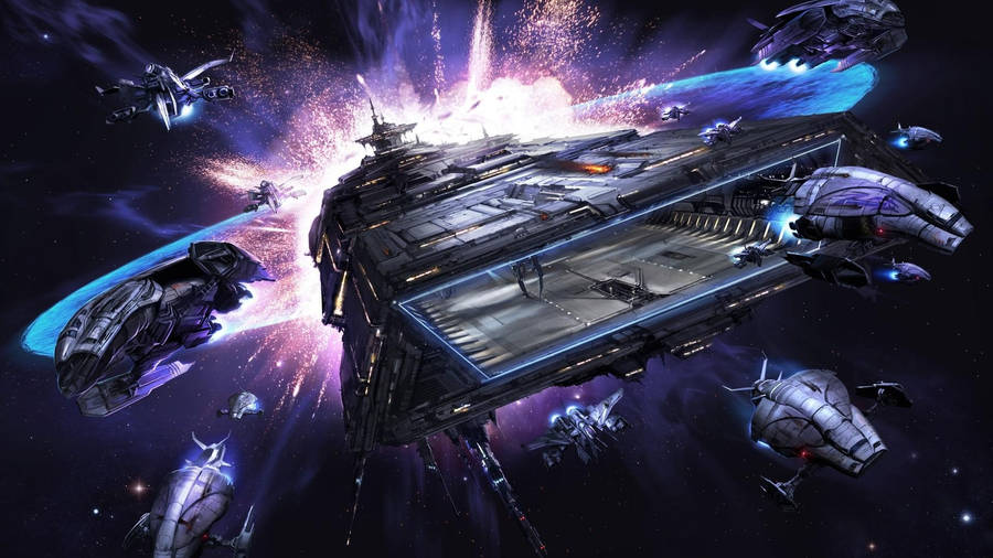 Galaxy Reavers 2 Spaceship Wallpaper