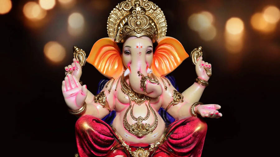 Ganesh Full Hd Bokeh Wallpaper