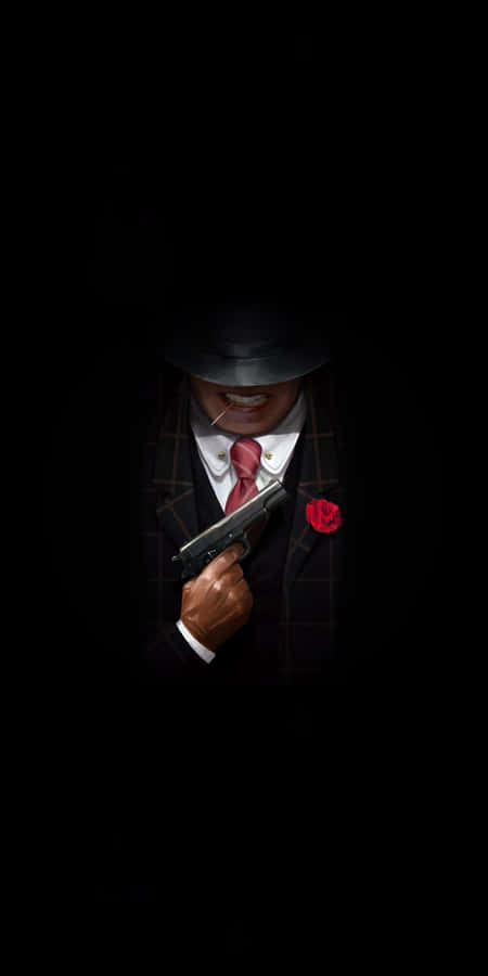 Gangsters With Guns In Formal Suit Wallpaper