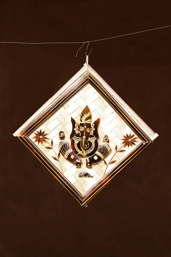 Ganpati Bappa In Divine Glory Wallpaper